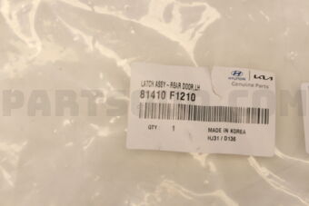 Hyundai / KIA 81410F1210 LATCH ASSY-REAR DOOR,LH
