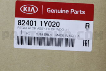 Hyundai / KIA 824011Y020 REGULATOR-F DR WDO