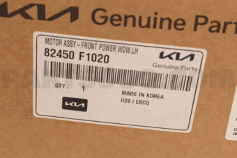 Hyundai / KIA 82450F1020 MOTOR ASSY-FRONT POWER WDW,LH