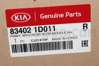 Hyundai / KIA 834021D011 REG ASSY-R DR P/W RH