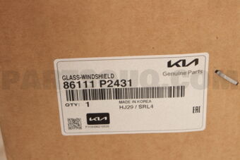 Hyundai / KIA 86111P2431 GLASS-WINDSHIELD