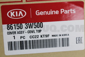 Hyundai / KIA 861503W500 COVER ASSY-COWL TOP