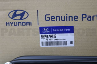 Hyundai / KIA 863502W010 GRILLE ASSY-RADIATOR