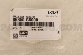 Hyundai / KIA 86350G6000 GRILLEASSY-RADIATOR