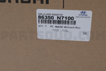 Hyundai / KIA 86350N7100 GRILLE ASSY-RADIATOR