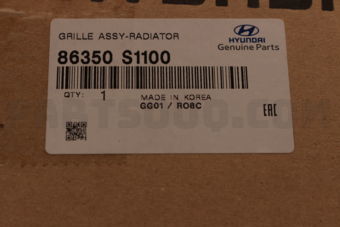 Hyundai / KIA 86350S1100 GRILLE ASSY-RADIATOR