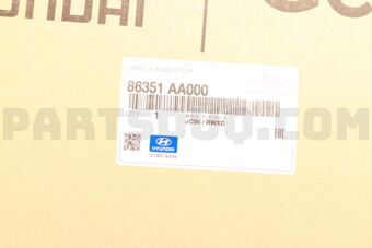 Hyundai / KIA 86351AA000 GRILLE-RADIATOR