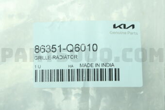 Hyundai / KIA 86351Q6010 GRILLE-RADIATOR