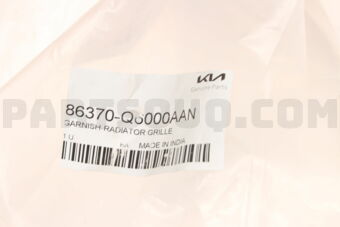 Hyundai / KIA 86370Q6000AAN GARNISH-RADIATOR GRILLE