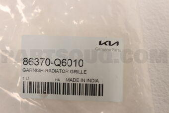 Hyundai / KIA 86370Q6010 GARNISH-RADIATOR GRILLE