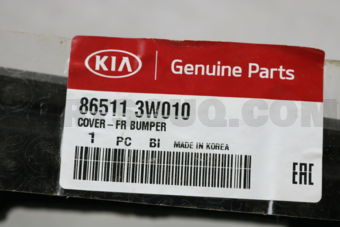 Hyundai / KIA 865113W010 COVERFRBUMPER