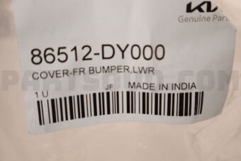 Hyundai / KIA 86512DY000 COVER-FRBUMPERLWR