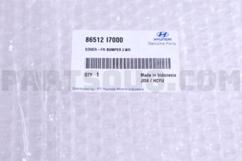 Hyundai / KIA 86512I7000 COVER-FR BUMPER,LWR