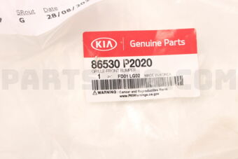Hyundai / KIA 86530P2020 GRILLE-FRONT BUMPER