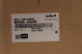 Hyundai / KIA 86560J5600 GRILLE-FRONT BUMPER