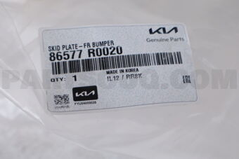 Hyundai / KIA 86577R0020 SKID PLATE-FR BUMPER
