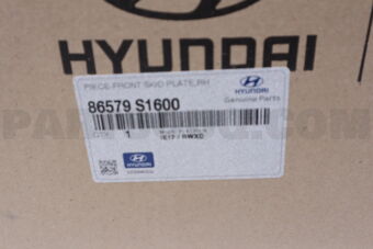 Hyundai / KIA 86579S1600 PIECE-SKID PLATE NO.2