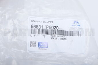Hyundai / KIA 86631P6020 BEAM-RR BUMPER