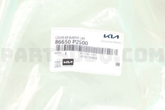 Hyundai / KIA 86650P2500 COVER-RRBUMPERLWR