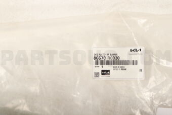 Hyundai / KIA 86670R0030 SKID PLATE-RR BUMPER
