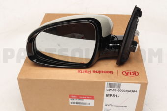 Hyundai / KIA 87610D9050 MIRROR ASSY-OUTSIDE RR VIEW,LH