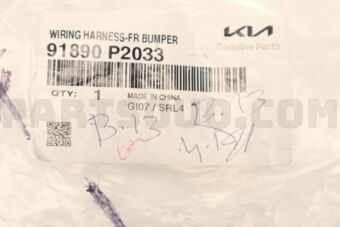Hyundai / KIA 91890P2033 WIRING HARNESS-FR BUMPER