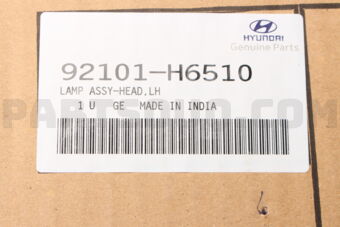 Hyundai / KIA 92101H6510 LAMP ASSY-HEAD,LH