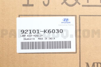 Hyundai / KIA 92101K6030 LAMP ASSY-HEAD,LH