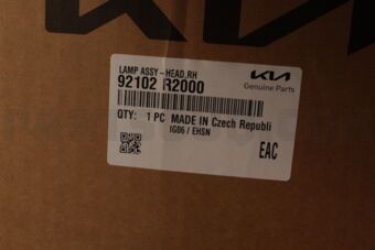 Hyundai / KIA 92102R2000 LAMP ASSY-HEAD,RH