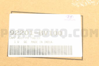 Hyundai / KIA 92201BV100 LAMP ASSY-FR FOG,LH