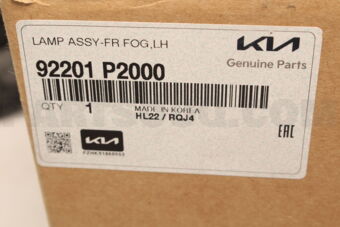 Hyundai / KIA 92201P2000 LAMP ASSY-FR FOG,LH
