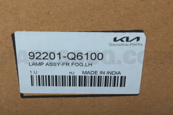 Hyundai / KIA 92201Q6100 LAMP ASSY-FR FOG,LH