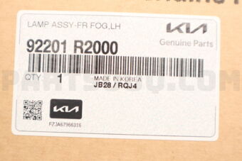 Hyundai / KIA 92201R2000 LAMP ASSY-FR FOG,LH