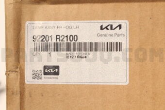 Hyundai / KIA 92201R2100 LAMP ASSY-FR FOG,LH