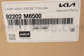 Hyundai / KIA 92202M6500 LAMP ASSY - FRONT FOG, RH