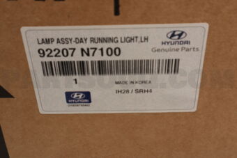Hyundai / KIA 92207N7100 LAMP ASSY-DAY RUNNING LIGHT,LH