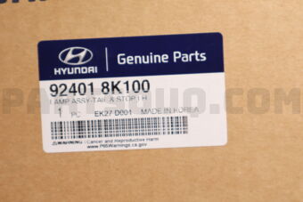 Hyundai / KIA 924018K100 LAMP ASSY-TAIL & STOP LH