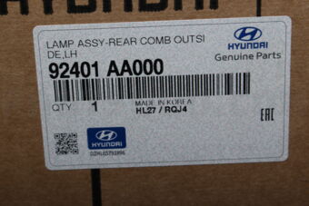 Hyundai / KIA 92401AA000 LAMP ASSY-REAR COMB OUTSIDE,LH