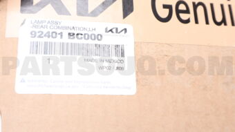 Hyundai / KIA 92401BC000 LAMP ASSY-REAR COMBINATION,LH