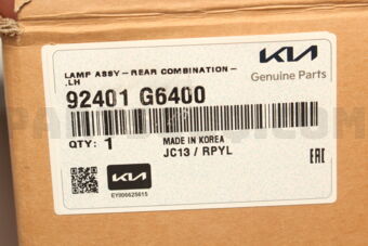 Hyundai / KIA 92401G6400 LAMP ASSY-REAR COMBINATION,LH