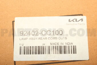 Hyundai / KIA 92402CC100 LAMP ASSY-REAR COMB OUTSIDE,RH