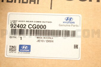 Hyundai / KIA 92402CG000 LAMP ASSY - REAR COMBINATION OUTSIDE, RH