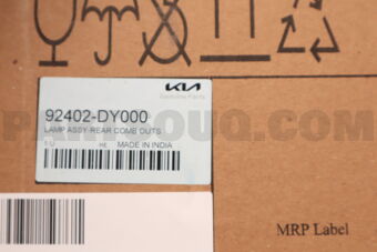 Hyundai / KIA 92402DY000 LAMP ASSY-REAR COMB OUTSIDE,RH