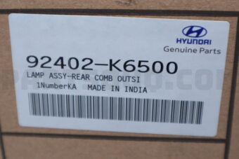 Hyundai / KIA 92402K6500 LAMP ASSY-REAR COMB OUTSIDE,RH