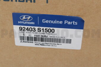 Hyundai / KIA 92403S1500 LAMP ASSY-REAR COMB INSIDE,LH