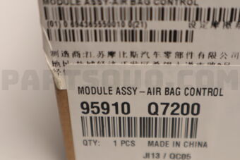 Hyundai / KIA 95910Q7200 MODULEASSY-AIRBAG