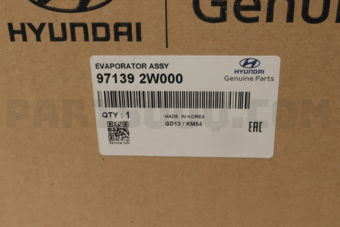Hyundai / KIA 971392W000 EVAPORATOR ASSY