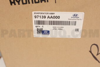 Hyundai / KIA 97139AA000 EVAPORATOR ASSY