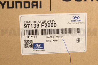 Hyundai / KIA 97139F2000 EVAPORATOR ASSY
