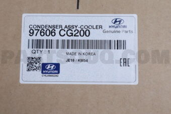 Hyundai / KIA 97606CG200 CONDENSER ASSY - COOLER